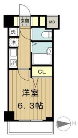 レジディア上落合の物件間取画像